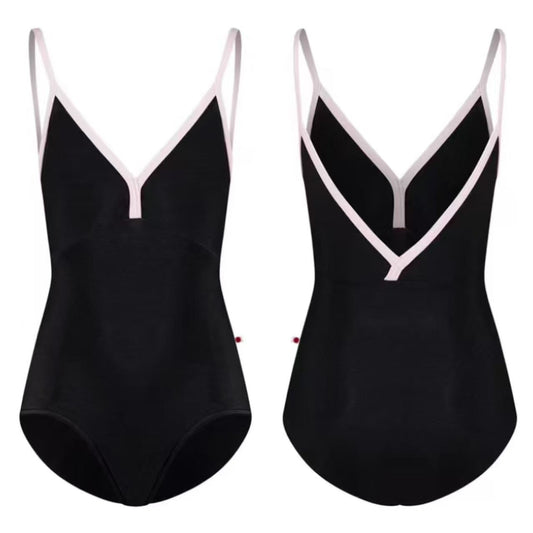 女童黑色"Daria/N-Black/N-Black/N-Rose"芭蕾舞连体衣