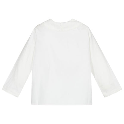 Girls Off White Blouse