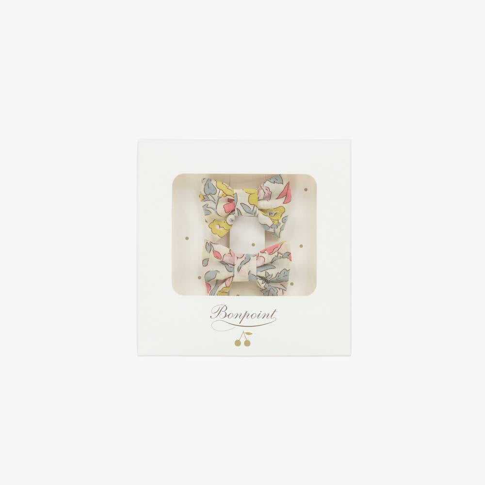 女童粉色碎花发夹