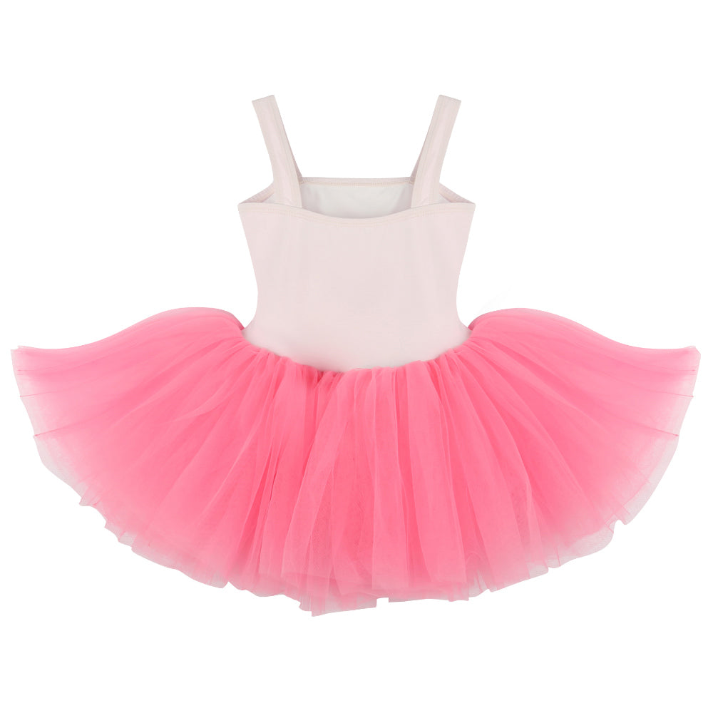 女童粉色芭蕾舞连体衣