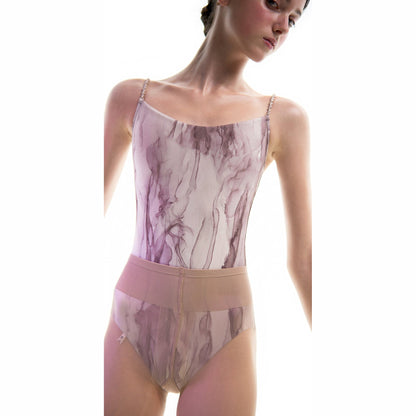 女士丁香紫芭蕾舞连体衣