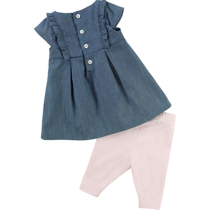 SET DRESS+LEGGINGS