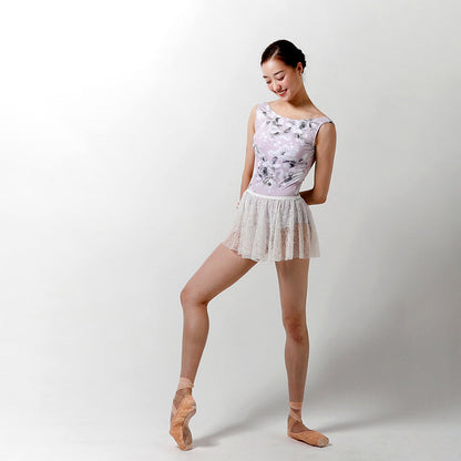 女士白色芭蕾舞短裙(cosette full circle skirt SHORT/OFF WHITE)
