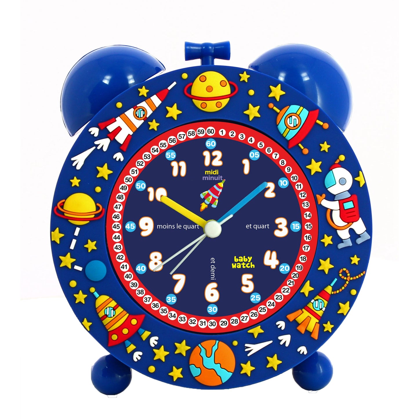 Boys Navy Space Alarm Clock