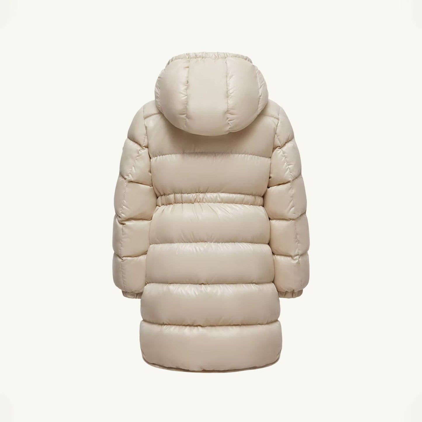 女童浅米色"DACCA"羽绒服