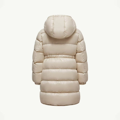 女童浅米色"DACCA"羽绒服