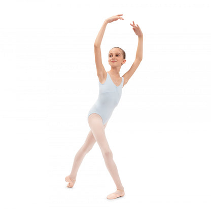 女童浅蓝色芭蕾舞连体衣