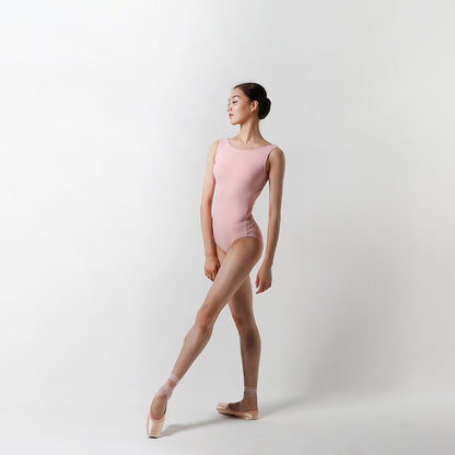 女士粉色芭蕾舞连体衣(denise back tie leotard/BALLET PINK)