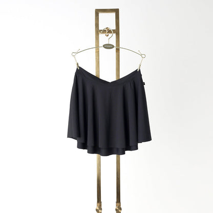 女士黑色芭蕾舞短裙(denise pull-on skirt/BLACK)
