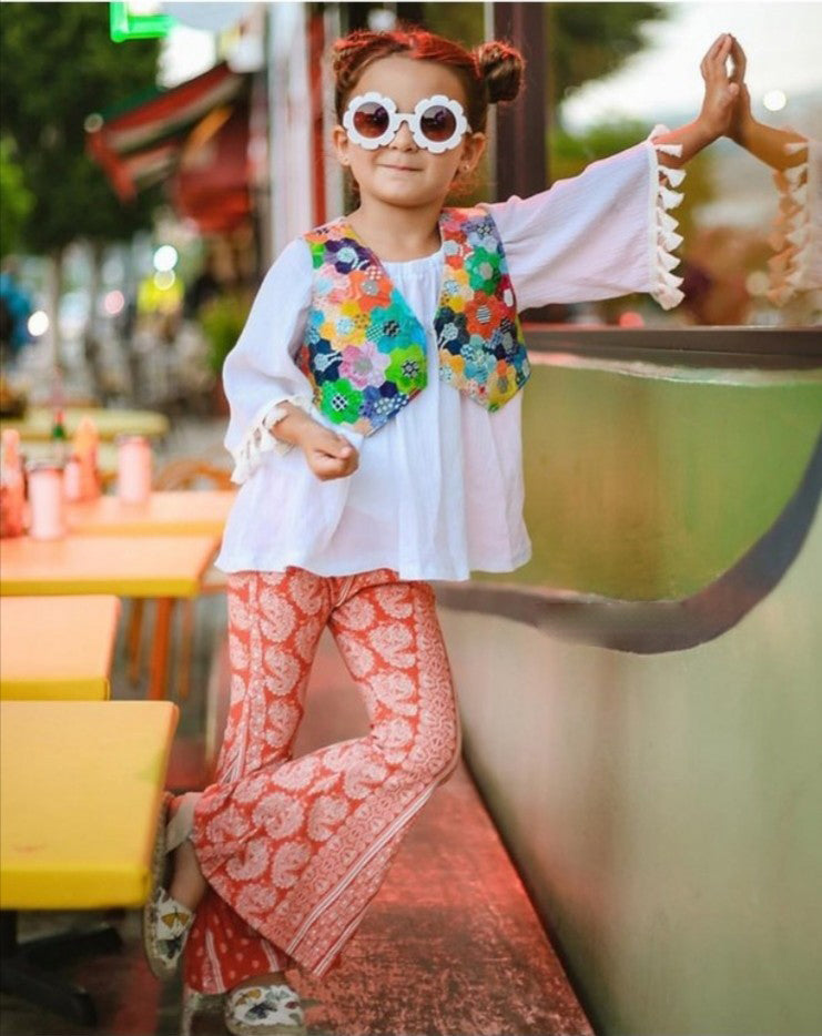 'Pixie'润玉亮白色太阳镜