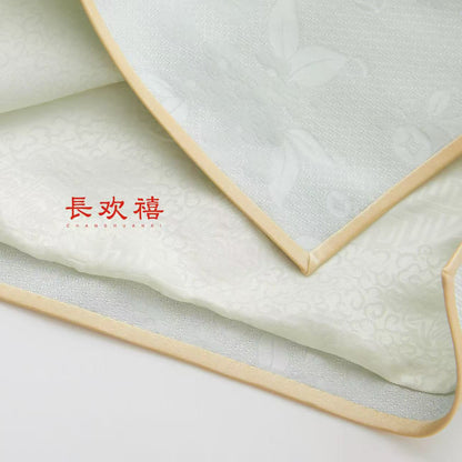 女童浅绿色"豆蔻年华"中式旗袍