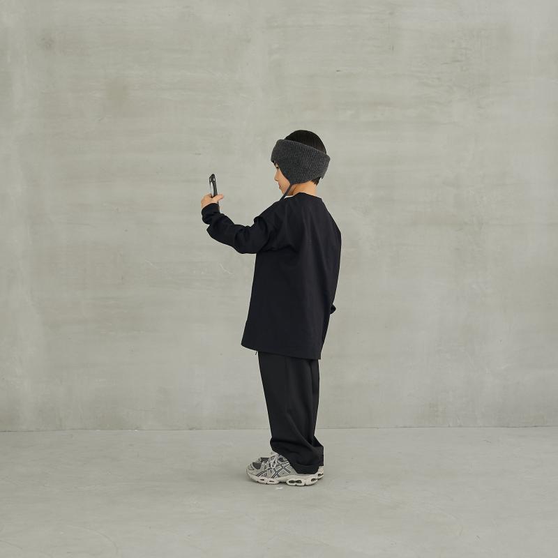 儿童黑色长裤