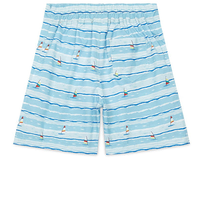 Boys Blue Stripes Swimsuit