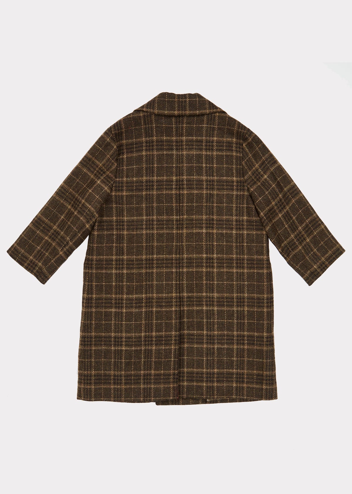 Boys & Girls Green Check Eagle Coat