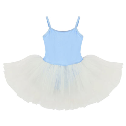 女童蓝色芭蕾舞连体衣