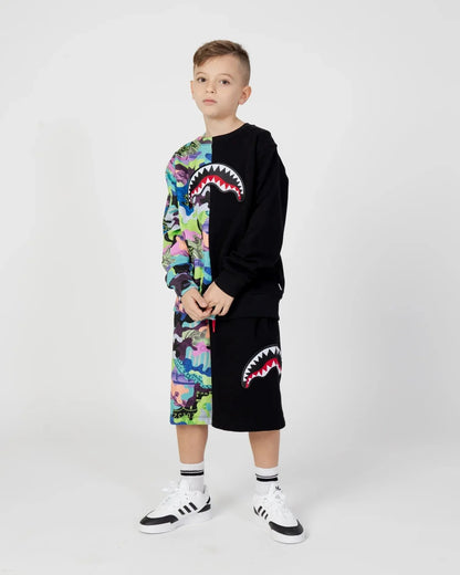 Sprayground 男童迷彩 100 开叉短裤（多色）