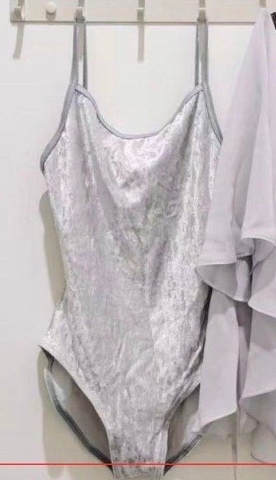 女士银色"Tamara/CV-Silver/N-Silver"芭蕾舞连体衣