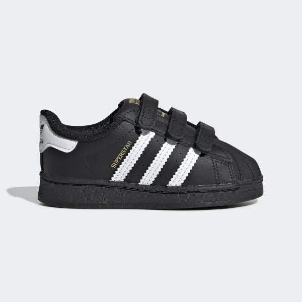 Baby Boys & Girls Black "Superstar" Shoes