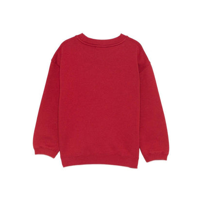 女童红色骏马刺绣棉卫衣