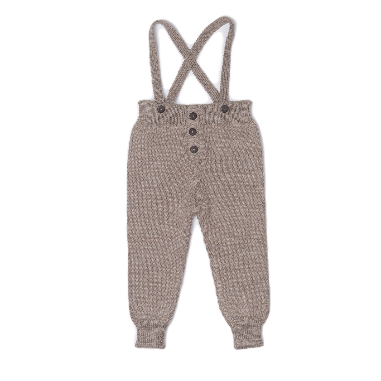 Baby Grey Alpaca Dungarees