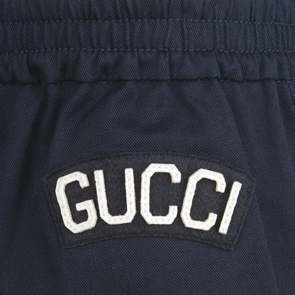 GUCCI 男婴蓝色棉质长裤