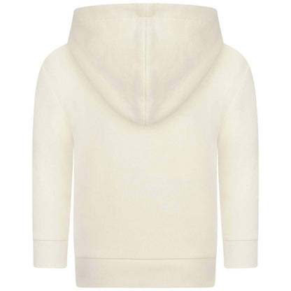 Ivory Hooded Baby Sweater