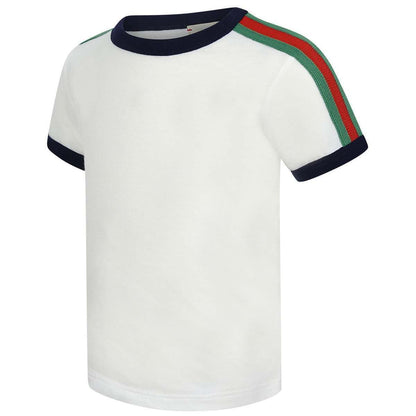 Baby Boys Ivory Cotton Jersey Top