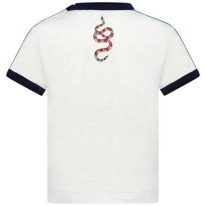 Baby Boys Ivory Cotton Jersey Top