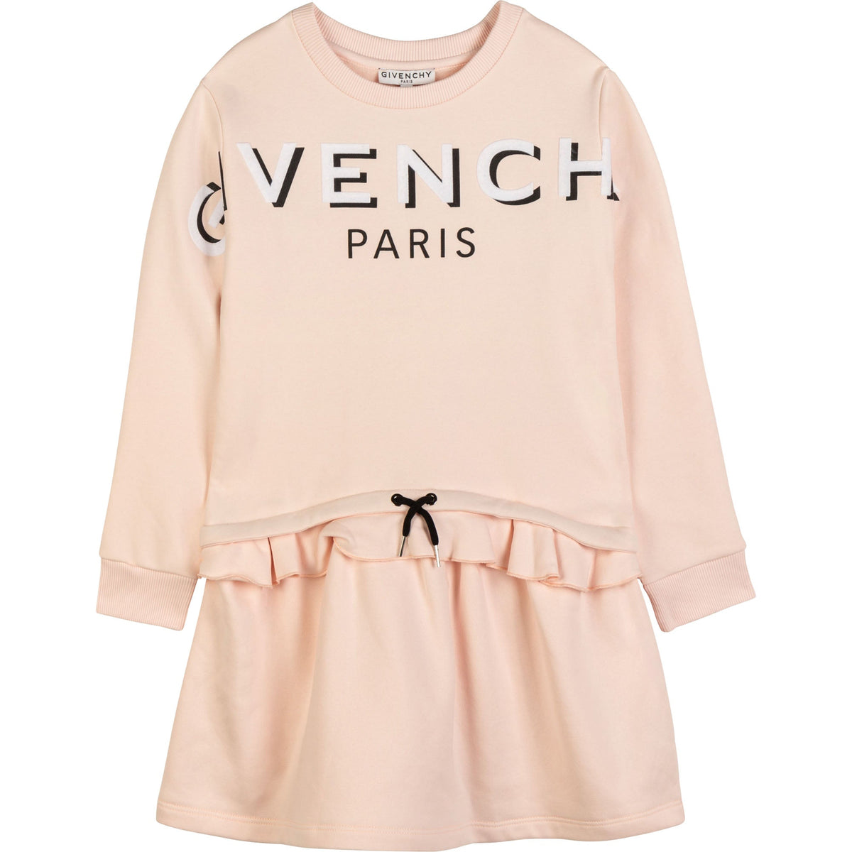 女童粉色Logo连衣裙
