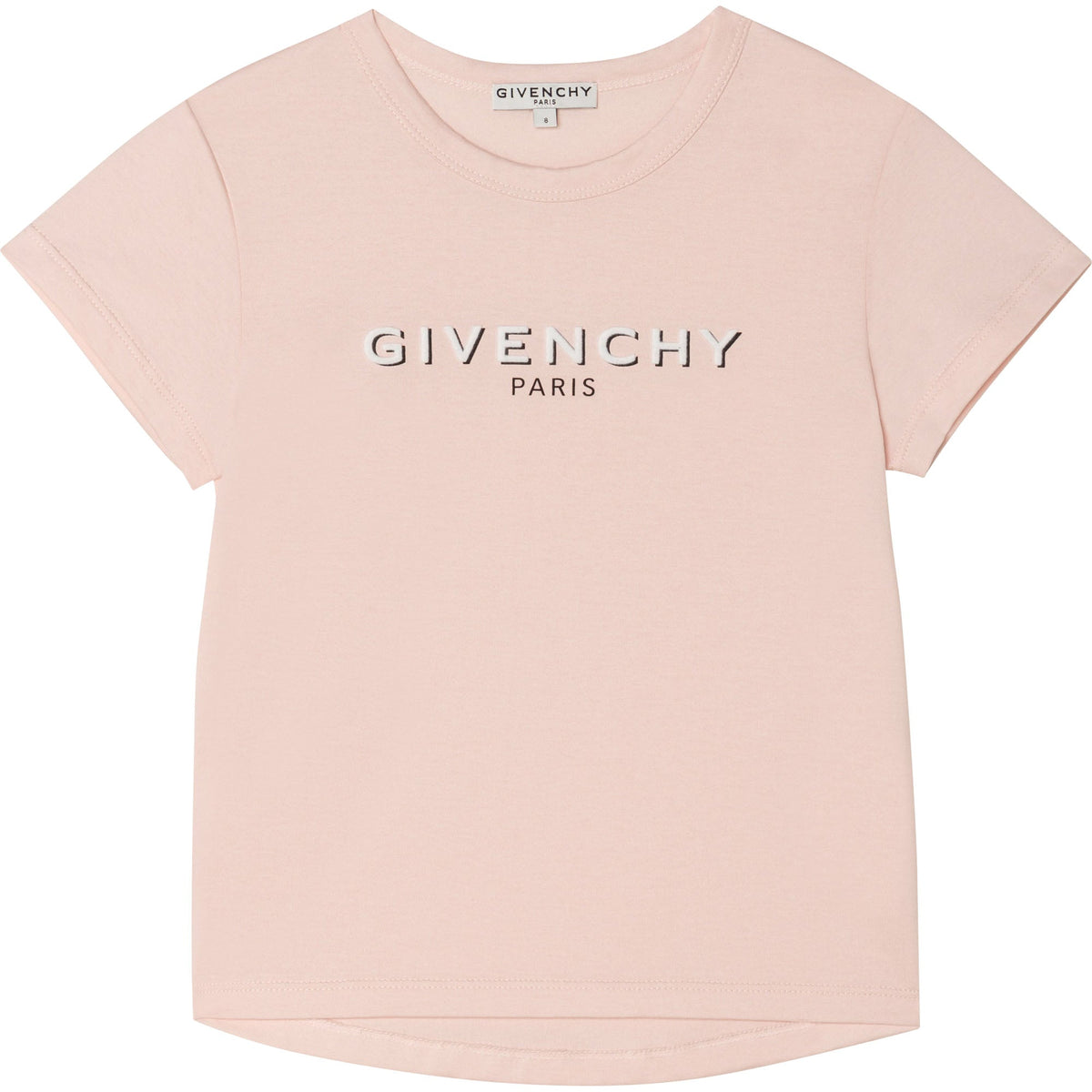 Girls Black Logo Cotton T-Shirt