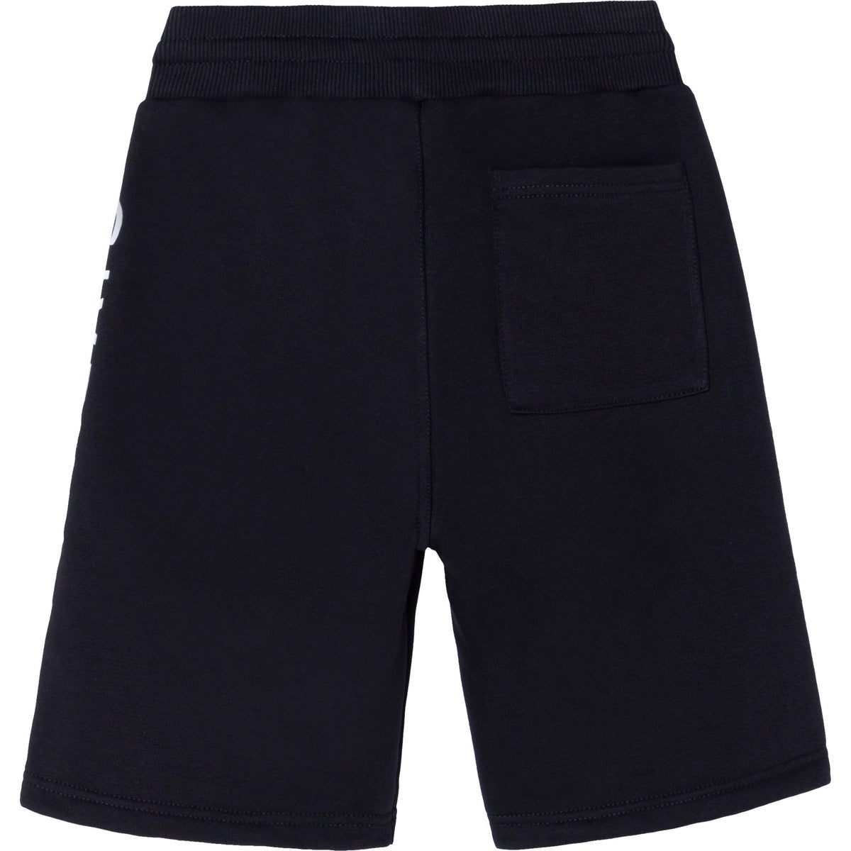 Boys Navy Logo Cotton Shorts