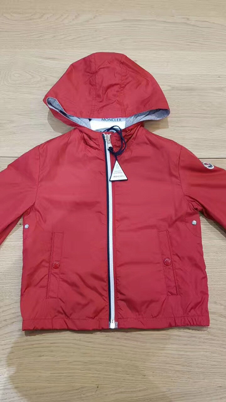 Baby Boys Red Windbreaker Jacket