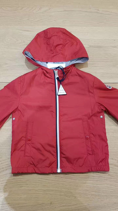 Baby Boys Red Windbreaker Jacket