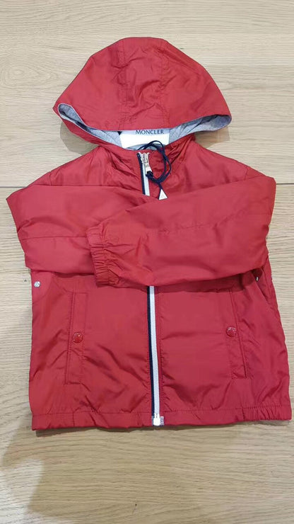 Baby Boys Red Windbreaker Jacket