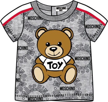 Baby Boys & Girls Black Logo T-Shirt