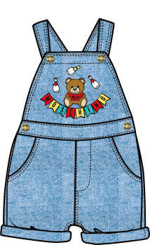 Baby Girls Blue Jumpsuit