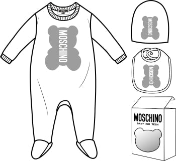 Baby Boy & Girls Blue Babysuit Set
