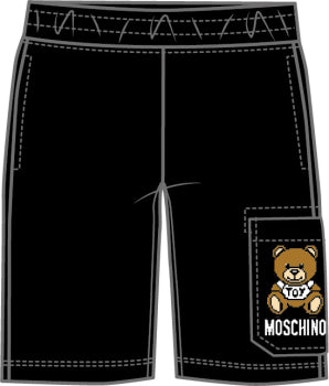 Boys & Girls Black Logo Shorts