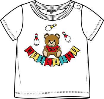 Baby Boys & Girls Blue Logo T-Shirt