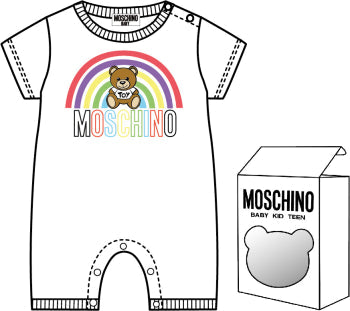 Baby Boy & Girls White Babysuit