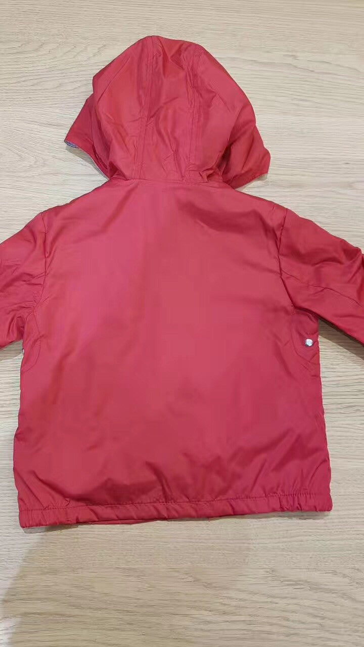Baby Boys Red Windbreaker Jacket