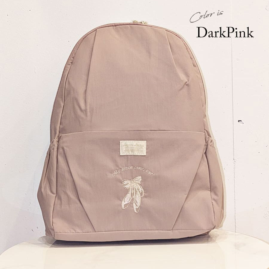 女童深粉色"item108/dark pink"芭蕾舞背包(W28 x H39.5 x D12cm)