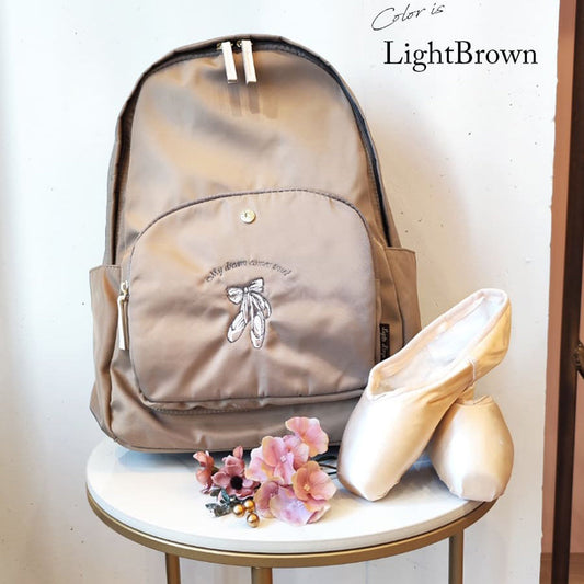 女童浅棕色"item69/Light Brown"背包(宽28x高40x深11cm)