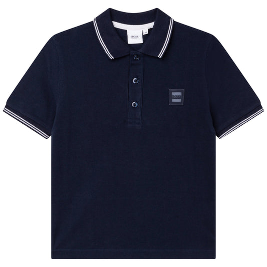 男童藏青色Polo衫