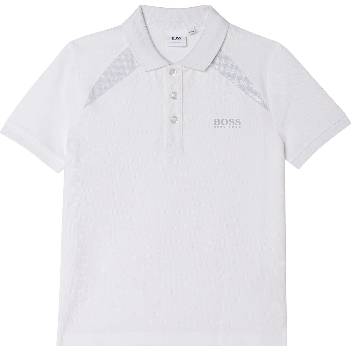男童白色Logo Polo衫