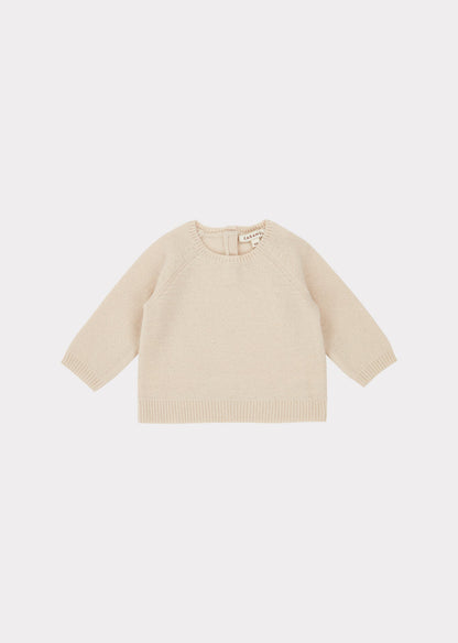 Baby Boys & Girls Cream Jay Jumper