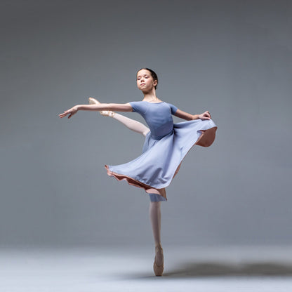 女童灰色芭蕾舞连体衣