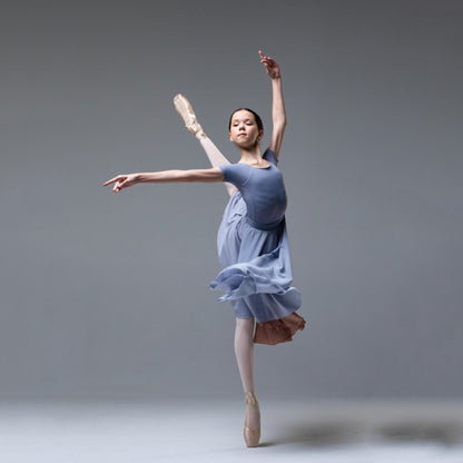 女童灰色芭蕾舞连体衣