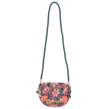 Girls Blue Flower  Cotton Bag