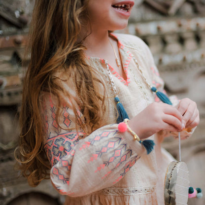 Girls Beige "Nya" Blouse